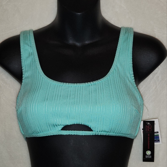 No Boundaries Rib Peek A Boo Top Bralette Junior Small (3-5) New With Tag - Picture 5 of 16